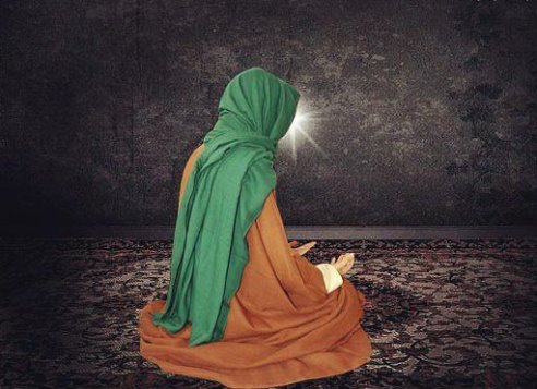 Девушка молит